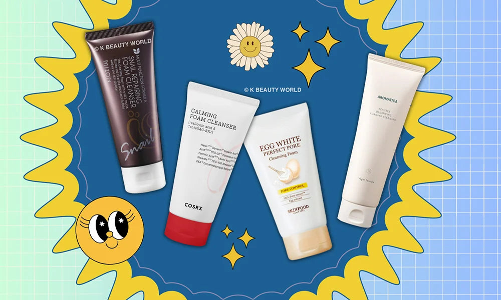 12 Best Korean Foaming Cleansers for Oily Skin Pimples