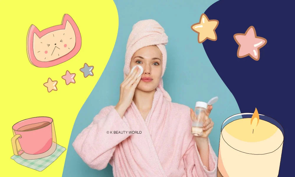 Skincare Tips: How to Control Oily Skin day night time routine best face care products to use AHA BHA Salicylic acid Vitamin C Retinol K Beauty World