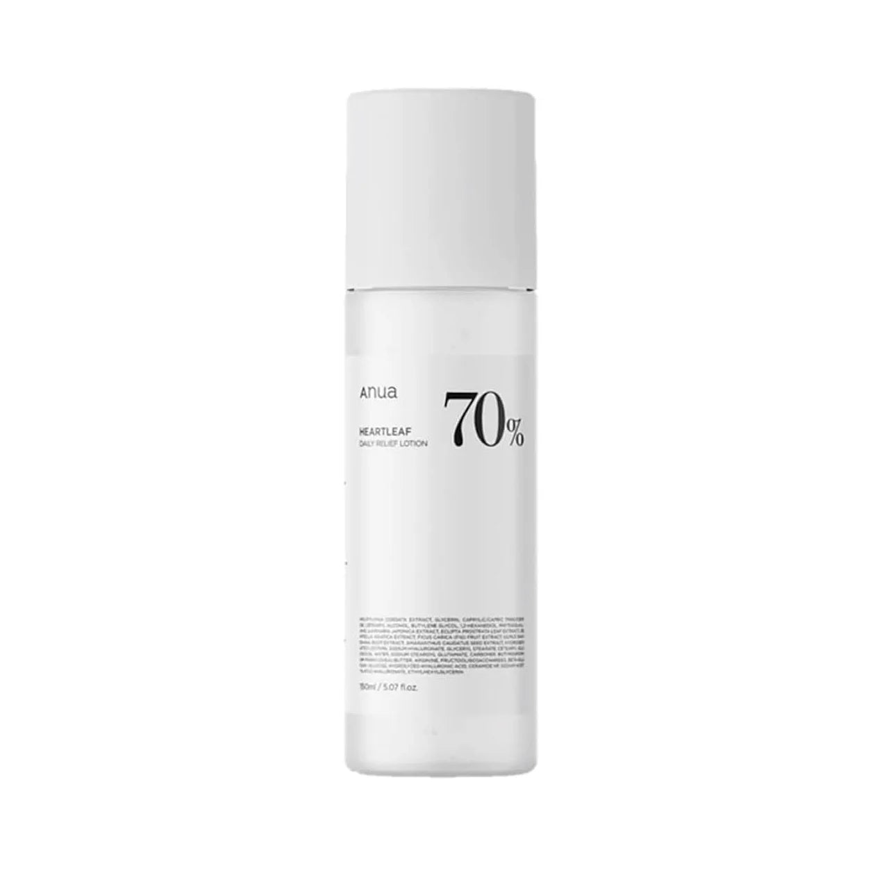 Anua Heartleaf 70% Daily Lotion best Korean facial moisturizer for oily combination acne-prone sensitive skin soothing hydrating solution K Beauty World