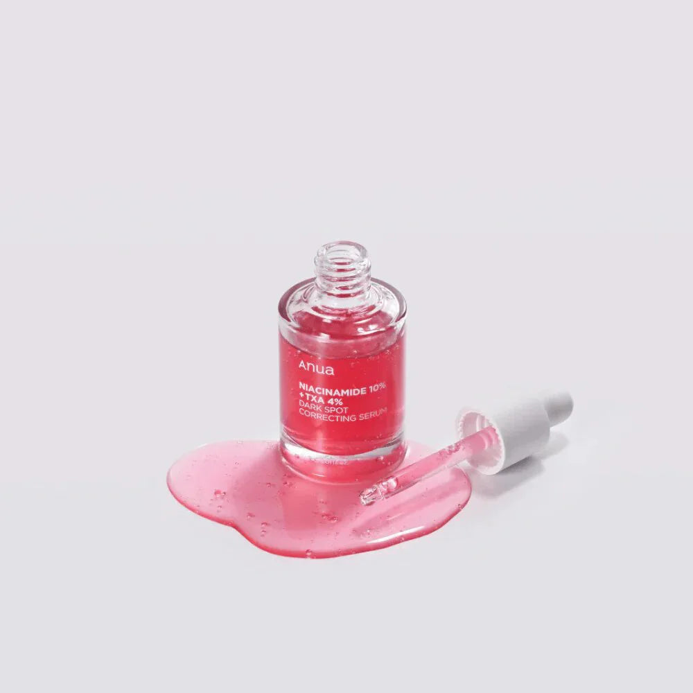 Anua Niacinamide 10% + TXA 4% Dark Spot Correcting Serum best effective gentle Asian skincare anti-aging niacinamide Tranexamic Acid alpha arbutin brightening solution K Beauty World