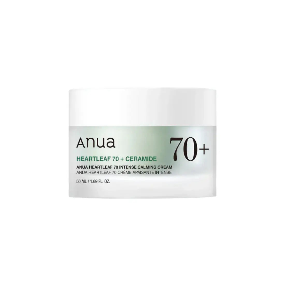 Anua Heartleaf 70% Intense Calming Cream best selling facial moisturizer for dry dull combination skin K Beauty World