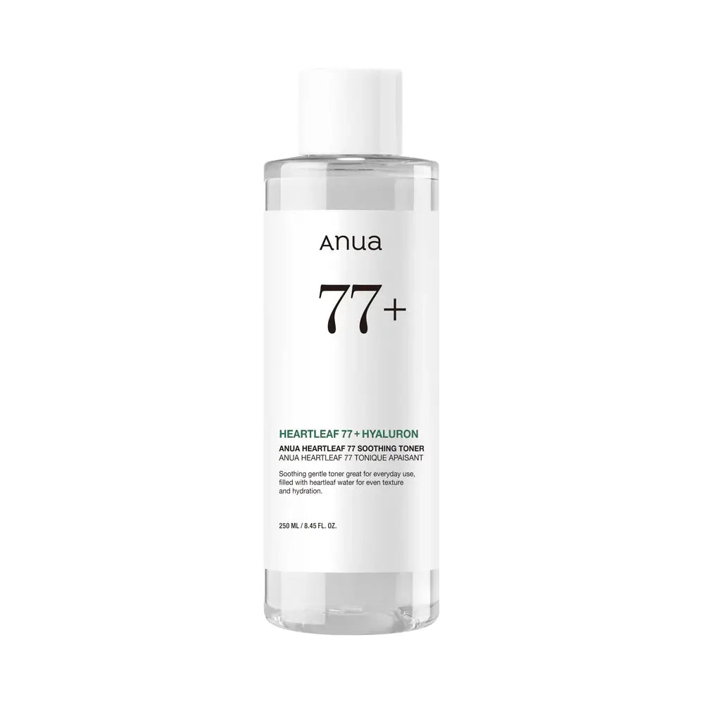 Anua Heartleaf 77% Soothing Toner best Korean skin care for all skin types K Beauty World
