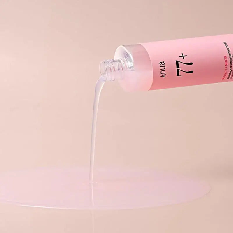 Anua Peach 77% Niacin Essence Toner gentle facial peeling for soft clear smooth skin Korean skin care men women dry dull skin K Beauty Worl