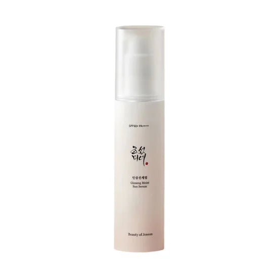 Beauty Of Joseon Ginseng Moist Sun Serum SPF50+/PA++++ Best chemical suncreams for dry sensitive oily combination skin types vegan Korean skincare cosmetics K Beauty World