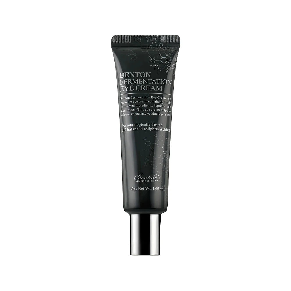 Benton Fermentation Eye Cream for dark circles wrinkles sensitive dry skin anti-aging best Korean cosmetics - K Beauty World