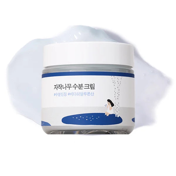 Round Lab Birch Juice Moisturizing Cream Korean skin care must-have for oily combination sensitive acne prone skin men women K Beauty World