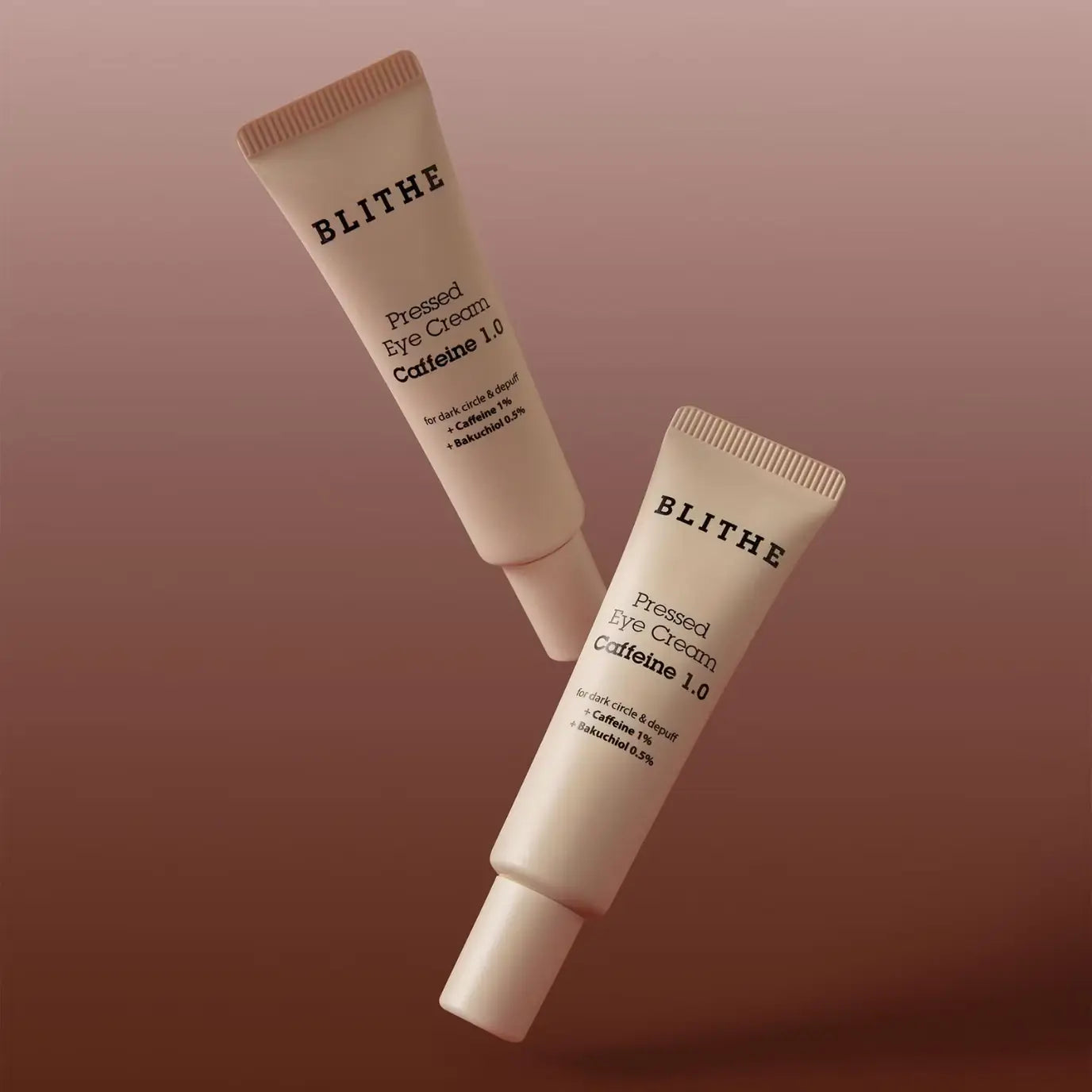Blithe Pressed Eye Cream Caffeine 0.1 for dark circles eye bags crows feet fine lines wrinkles K Beauty World