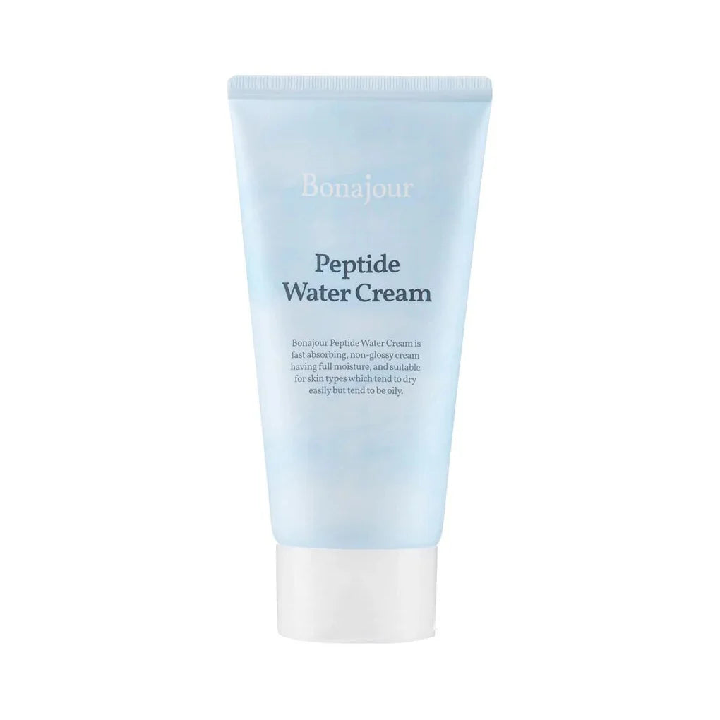 Bonajour Peptide Water Cream best anti-aging Korean moisturizer for dry mature sensitive skin non-oily combination skin solution K Beauty World