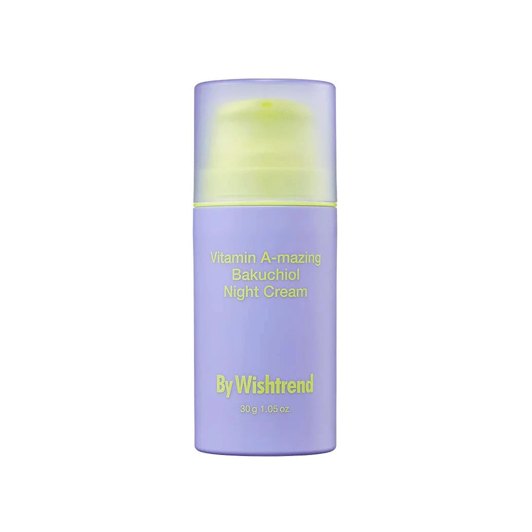 By Wishtrend Vitamin A-mazing Bakuchiol Night Cream Korean facial moisturizer K Beauty World