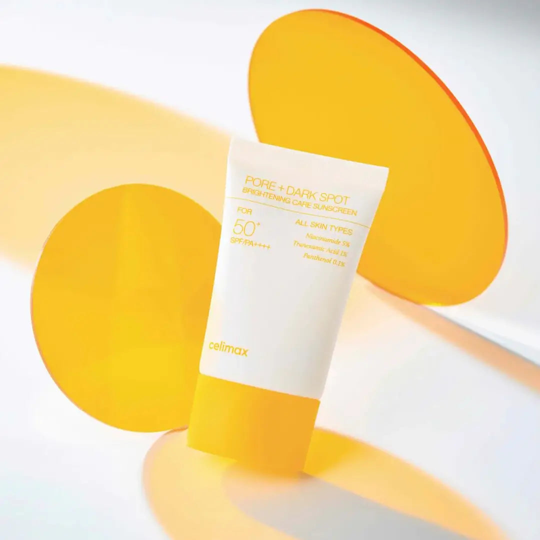 Celimax Pore+Dark Spot Brightening Care Sunscreen for all skin types best seller from South Korea natural skincare K Beauty World