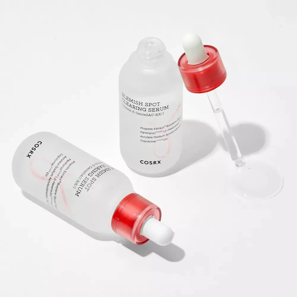 Cosrx AC Collection Blemish Spot Clearing Serum brightening soothing skin care for acne scars redness dark spots centella asiatica Top Asian skincare brand K Beauty World