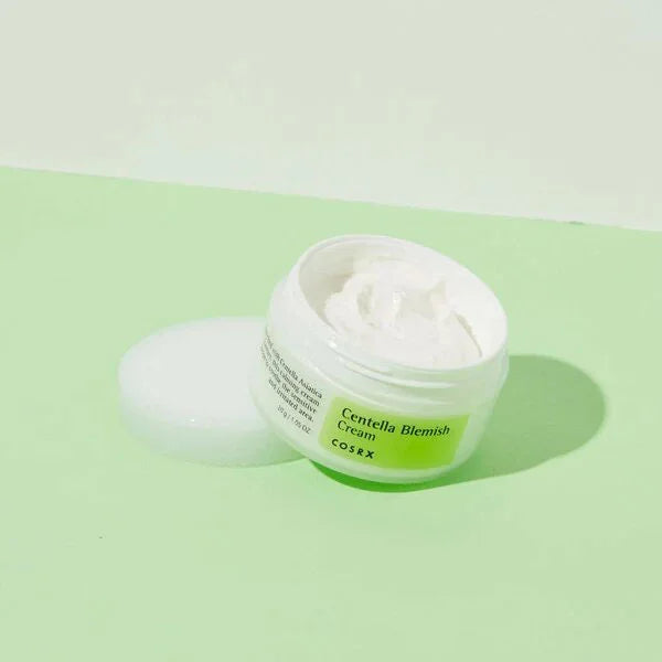 Cosrx Centella Blemish Cream  Zinc Oxide Tea Tree Oil for oily acne prone skin pimple breakouts healing solution K Beauty World