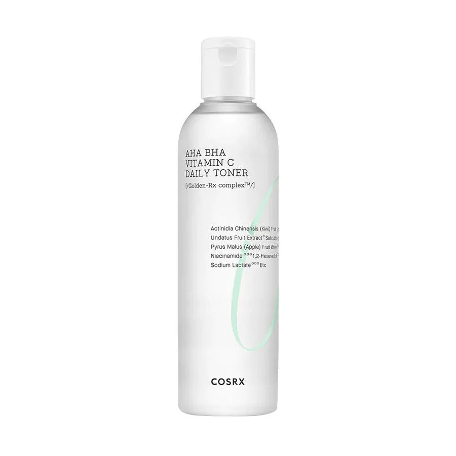 Cosrx Refresh AHA/BHA Vitamin C Daily Toner for oily combination acne prone skin dullness wrinkles fine lines pigmentation dark spots K Beauty World