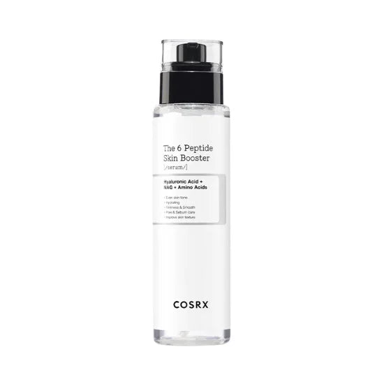 Cosrx The 6 Peptide Skin Booster Serum niacinamide hyaluronic acid anti-aging wrinkles dark spots acne K Beauty World