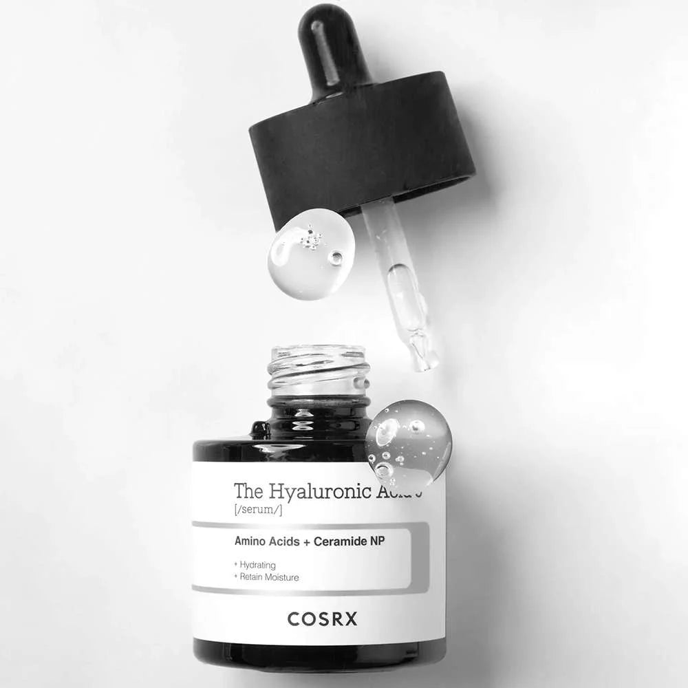 Cosrx The Hyaluronic Acid 3 Serum moisture barrier repair youthful soft skin care vegan gentle anti-aging winkles fine lines dry skin care K Beauty World