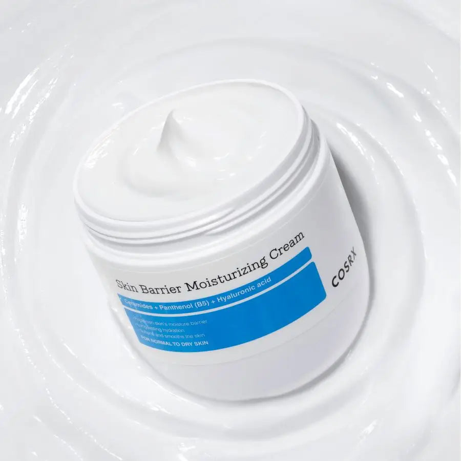 Cosrx Skin Barrier Moisturizing Cream panthenol ceramide hyaluronic acid best dry skin care for body face Korean skin care K Beauty World