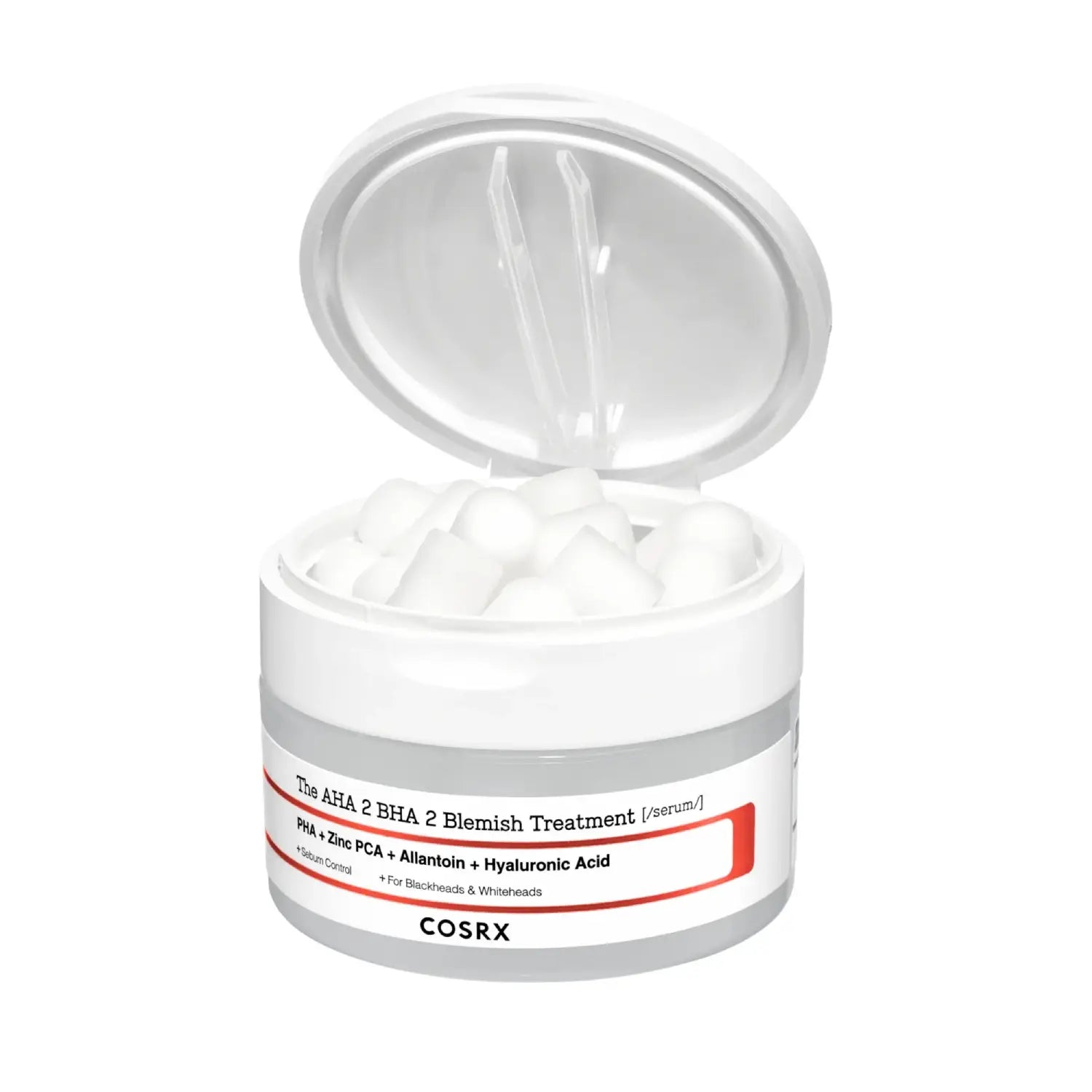 Cosrx The AHA 2 BHA 2 Blemish Treatment Serum for blackheads whiteheads blemishes acne breakouts pimples dark spots hyperpigmentation fine lines wrinkles anti-aging K Beauty World