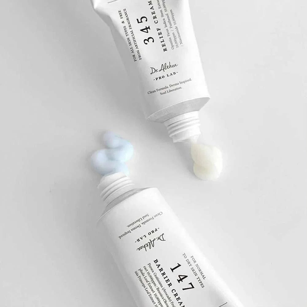 Dr. Althea 345 Relief Cream 147 Barrier cream Korean moisturizer for all skin types dry combination sensitive skin oily acne blemishes K Beauty World