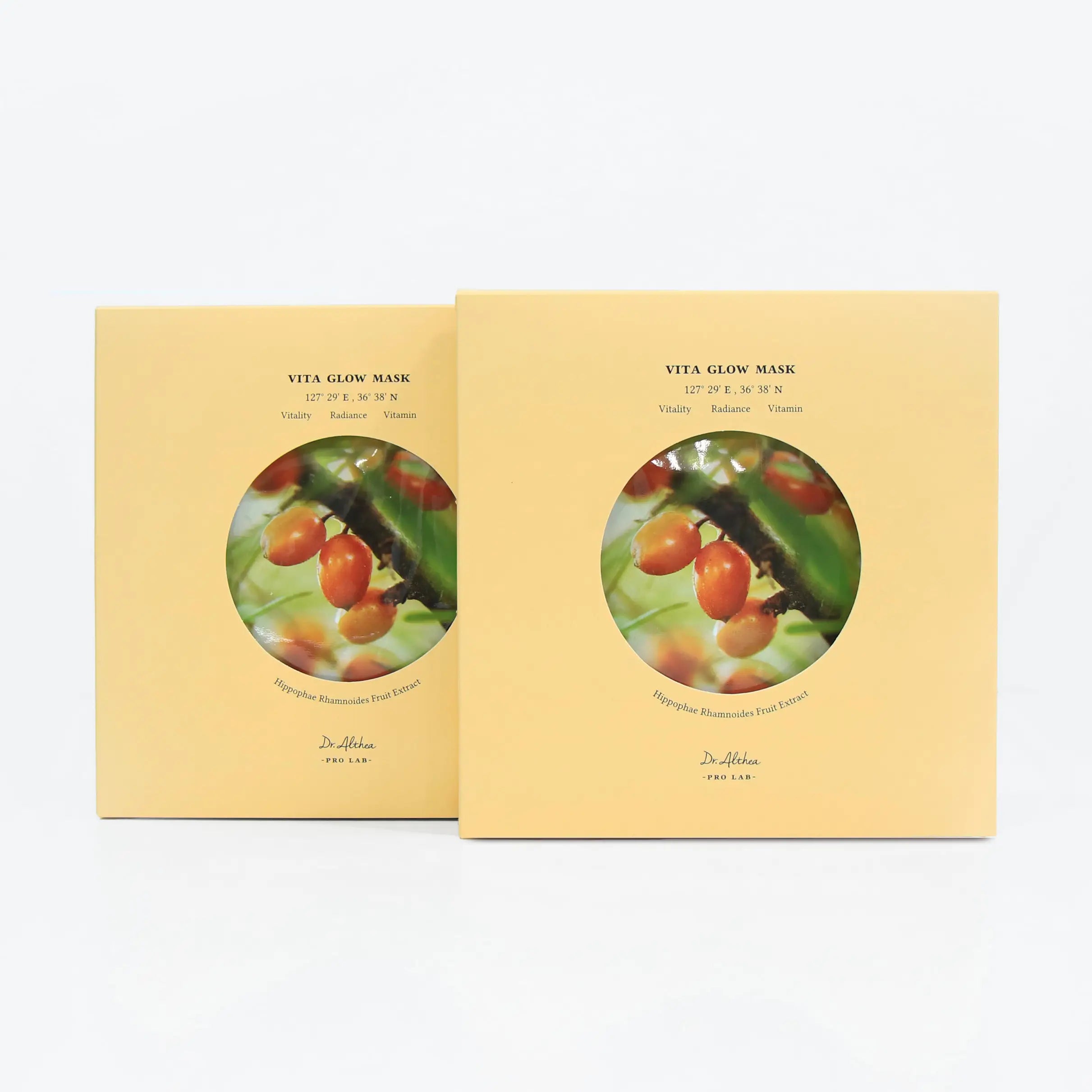 Dr. Althea Vita Glow Mask (Set of 4) best selling Korean sheet mask for dark spots pigmentation uneven skin tone fine lines K Beauty World