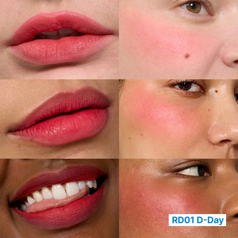 Fwee Lip & Cheek Blurry Pudding Pot RD01 D-Day Korean makeup lip stain K Beauty World