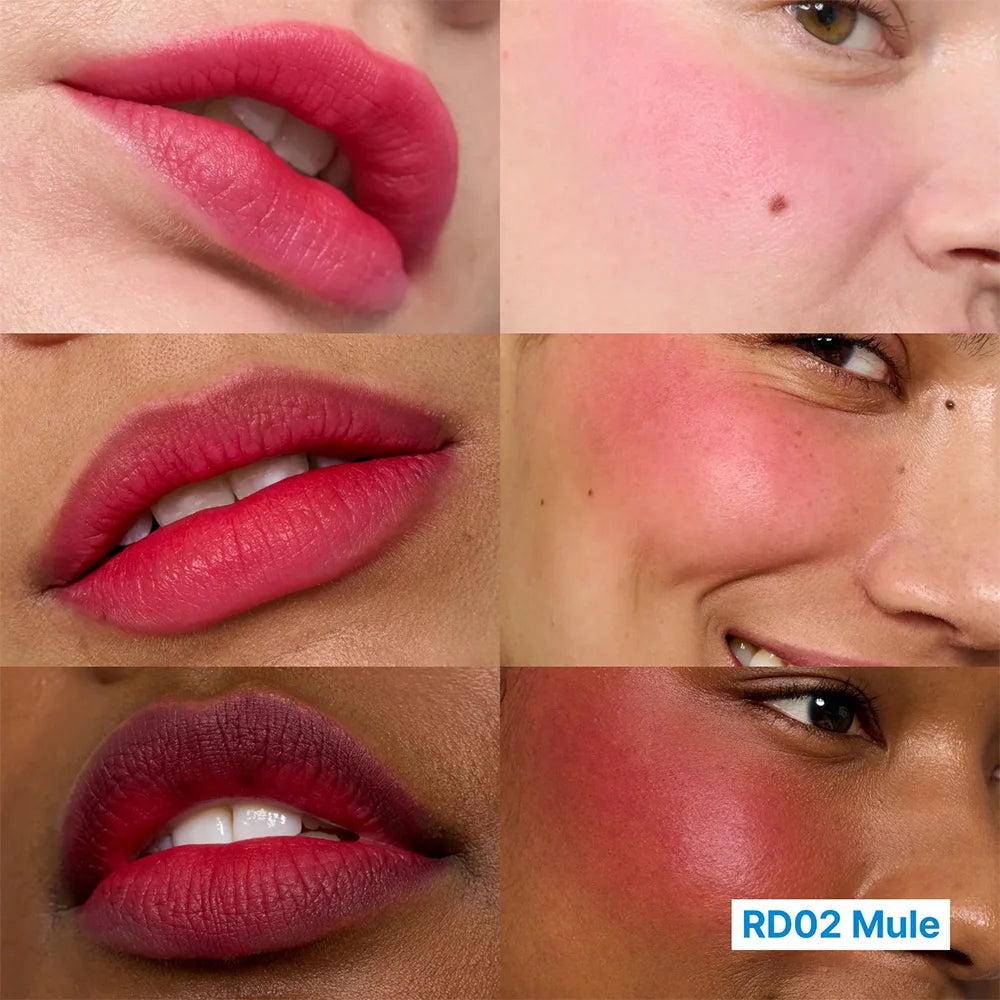 Fwee Lip & Cheek Blurry Pudding Pot RD02 Mule Korean skincare cosmetics makeup K Beauty World