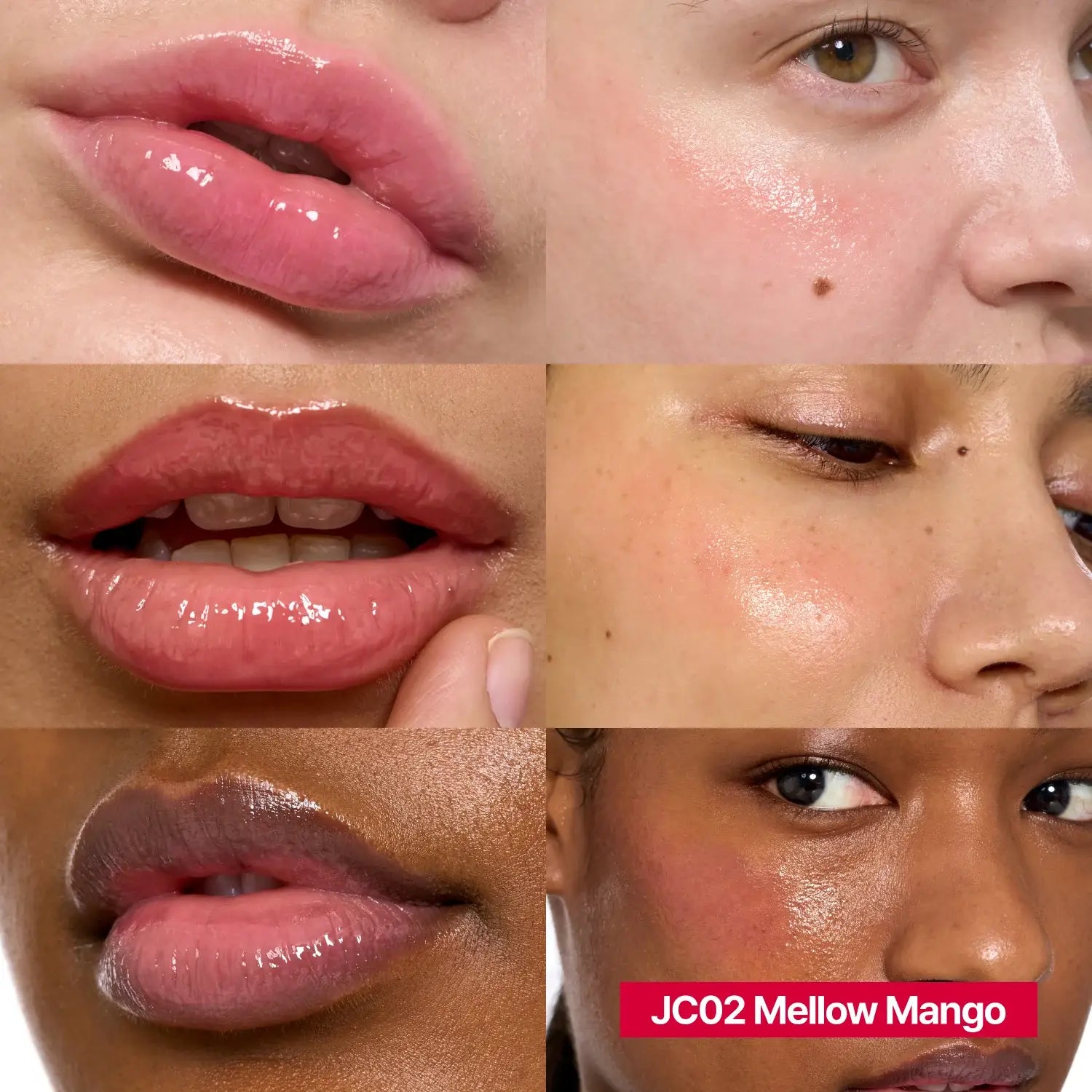 Fwee Lip & Cheek Glowy Jelly Pot JC02 Mellow Mango natural coral shade Korean makeup lip gloss tint K Beauty World