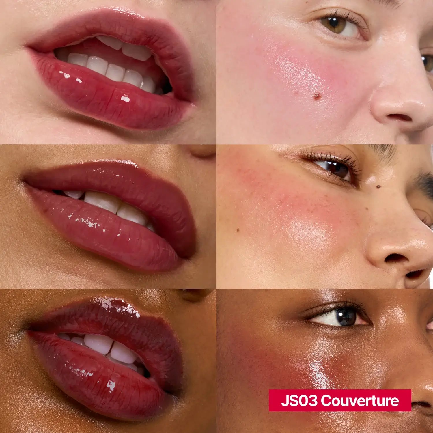 Fwee Lip & Cheek Glowy Jelly Pot JS03 Couverture deel red brown lip tint blusher 2 in one korean skincare makeup K Beauty World