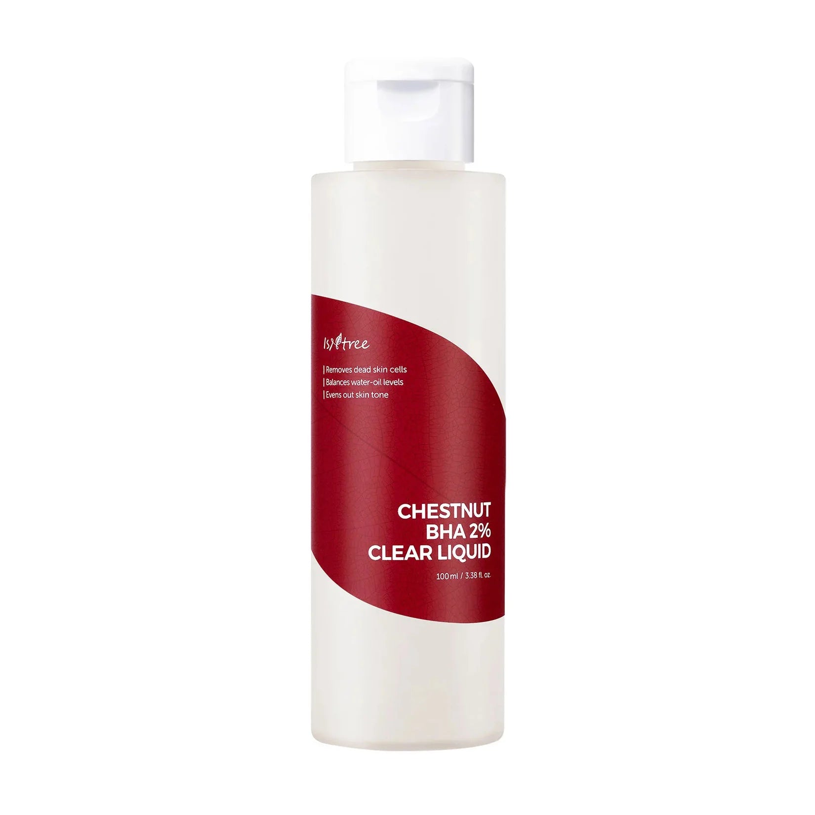 Isntree Chestnut BHA 2% Clear Liquid chemical face peeling salicylic acid acne blackheads excess sebum control K Beauty World