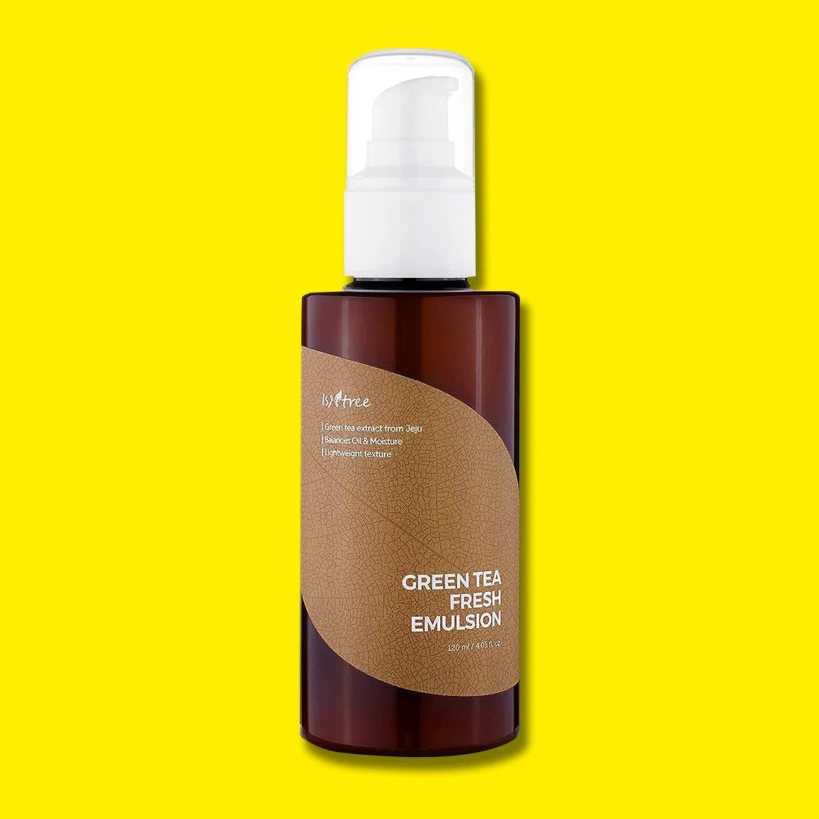 Isntree Green Tea Fresh Emulsion best face moisturizer for oily greasy skin pimple acne breakouts redness irritation sebum control K Beauty World