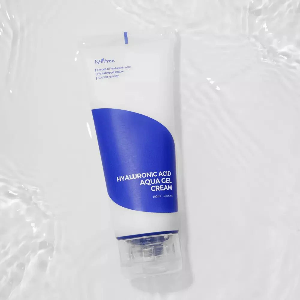 Isntree Hyaluronic Acid Aqua Gel Cream soothing hydrating non-comedogenic acne oily skin redness dry dehydrated skin K Beauty World