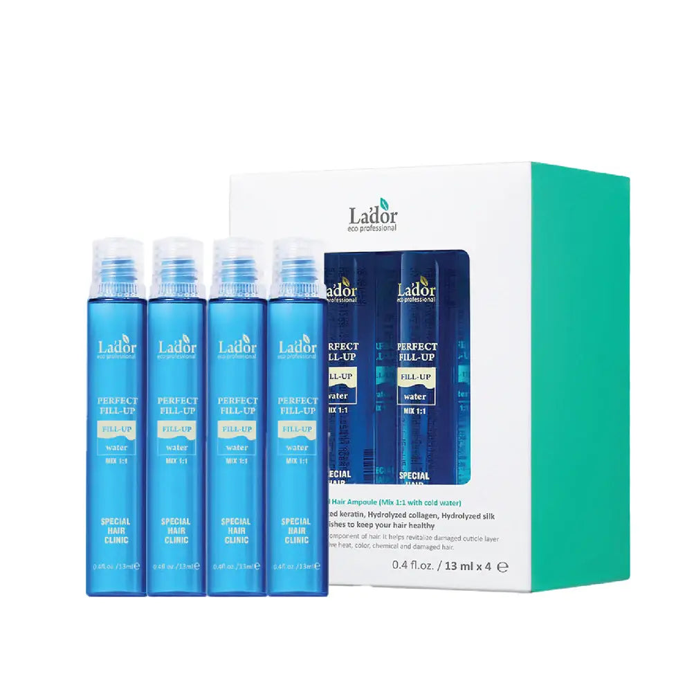Lador Perfect Hair Fill-Up 4 x 13ml Korean hair care dry damaged skin best seller K Beauty World