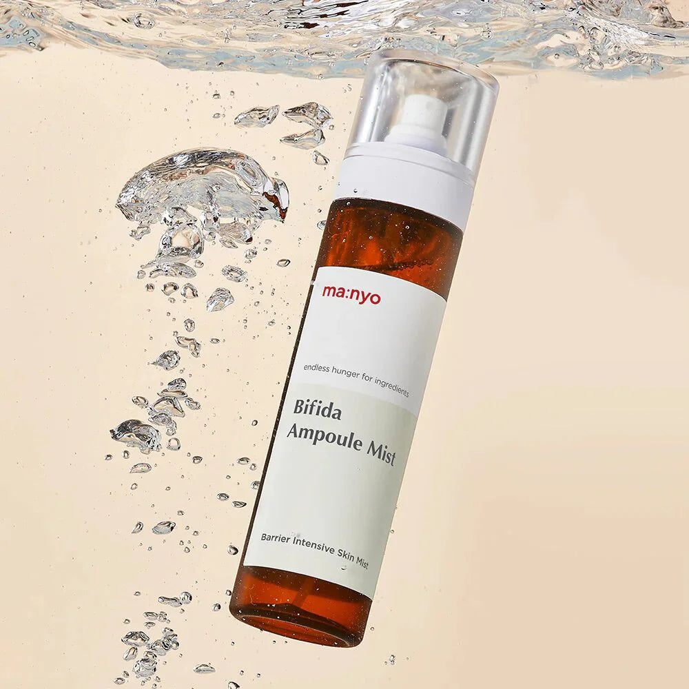 Ma:nyo Bifida Ampoule Mist best Korean hydrating facial toner dry dehydrated mature skin wrinkles fine lines dull skin K Beauty World