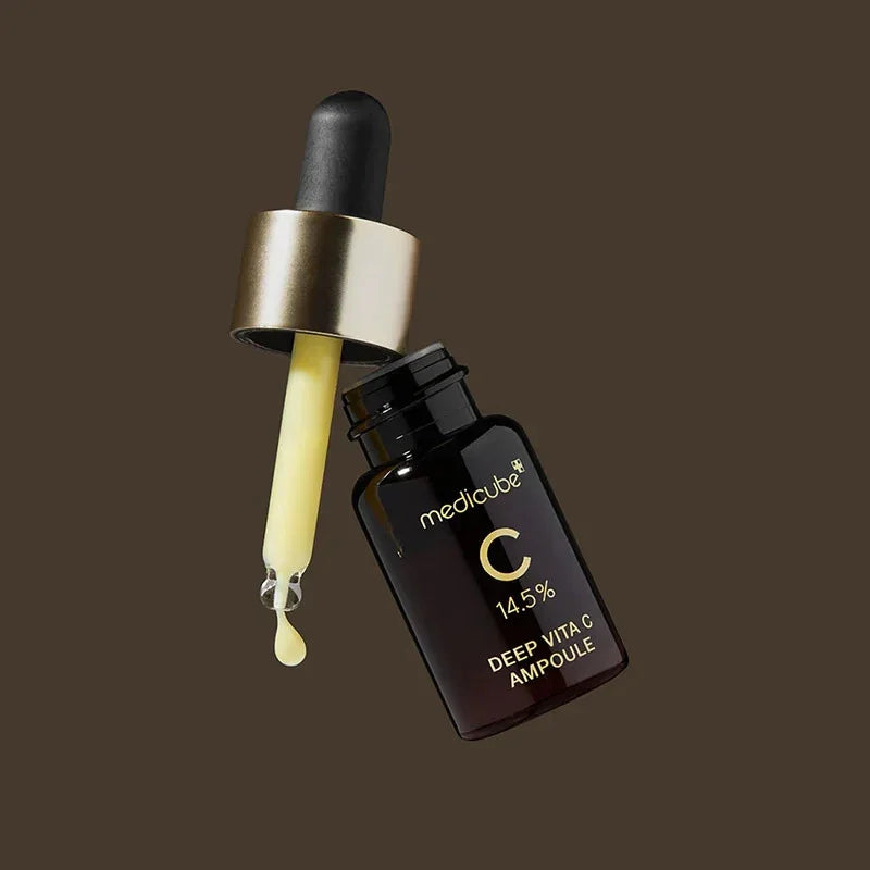 Medicube Deep Vita C Ampoule 2.0 intensive anti-aging brightening serum from South Korea K Beauty World
