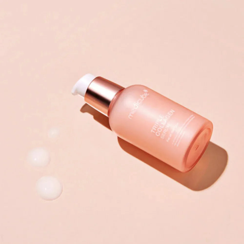 Medicube Triple Collagen Serum viral Korean skin care Tiktok Instagram reel influencer Youtube anti-wrinkle mature skin K Beauty World