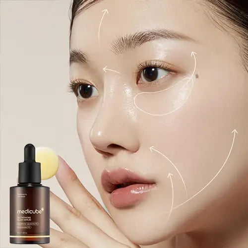 Medicube Glutathione Glow Serum for dark uneven skin tone acne scars hyperpigmentation discoloration K Beauty World