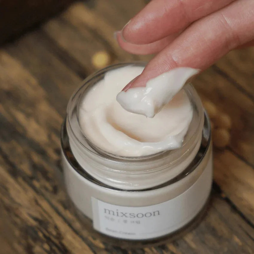 Mixsoon Bean Cream Korean skincare vegan cruelty-free oil and moisture balancing moisturizer for oily skin excess sebum control fatigue skin dull skin solution K Beauty World