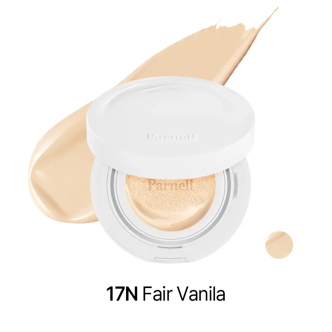 Parnell Cicamanu Serum Cushion 17N Fair Vanilla best selling cushion foundation Korean makeup K Beauty World