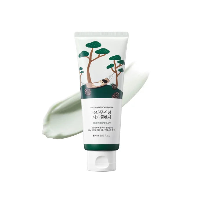 Round Lab Pine Calming Cica Cleanser Korean skin care for all skin types K Beauty World