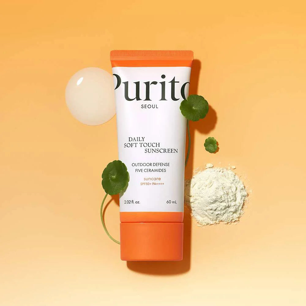 Purito Seoul Daily Soft Touch Sunscreen SPF 50+ PA++++ waterproof outdoor activities hiking Korean sun cream K Beauty World