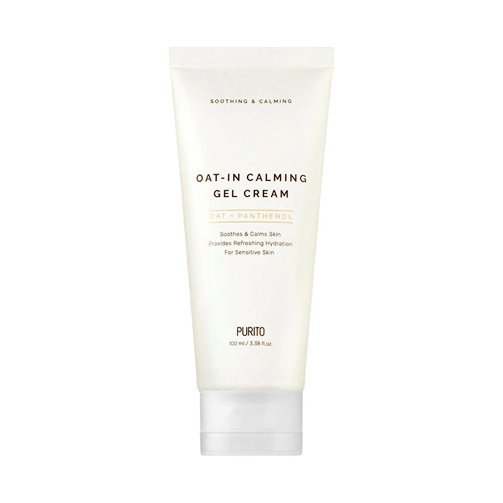 Purito Seoul Oat-In Calming Gel Cream lightweight gentle hydrating soothing moisturizer for face men women oily sensitive acne prone combination skin K Beauty World