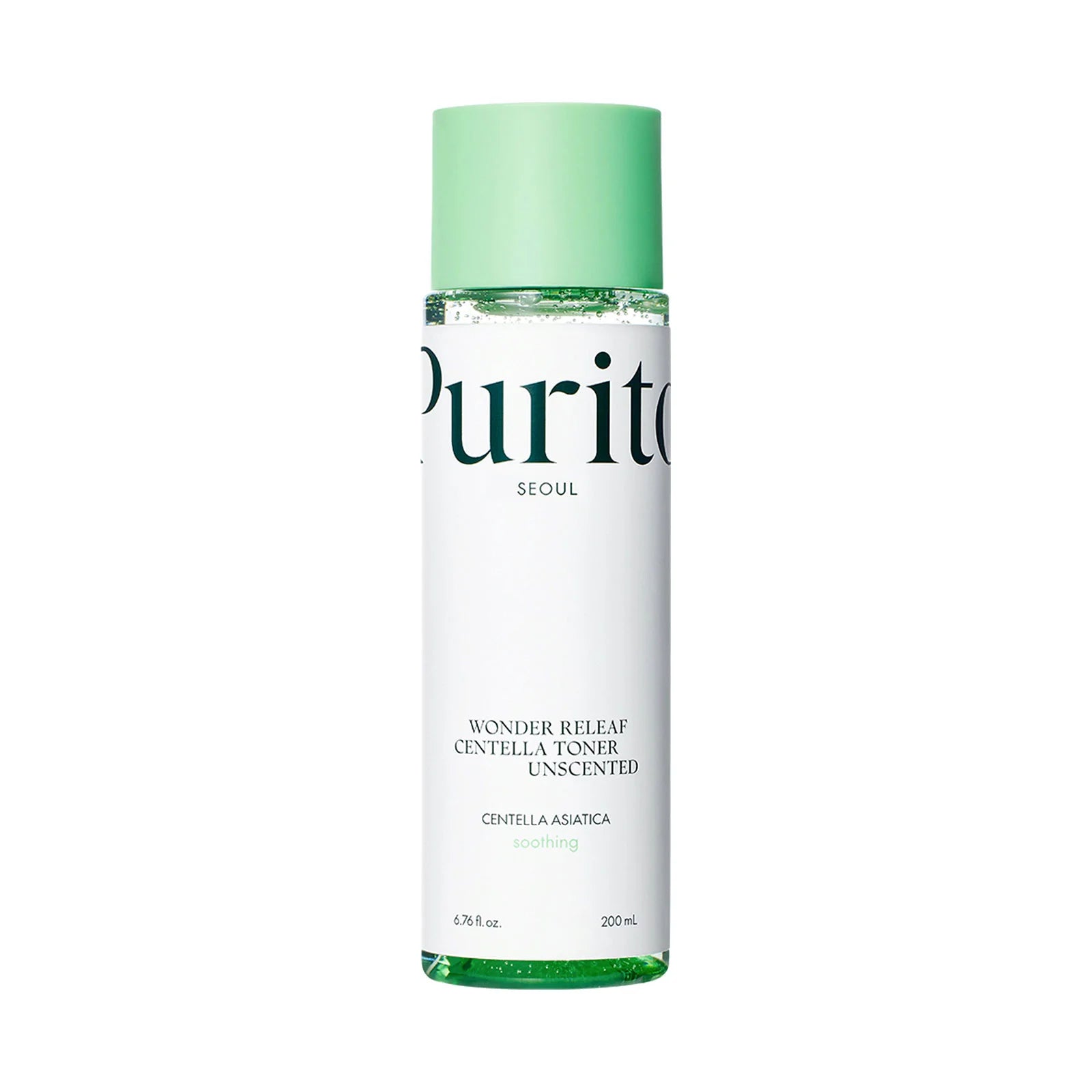 Purito Seoul Wonder Releaf Centella Toner Unscented best Korean soothing hydrating balancing skin care for all skin types sensitive skin K Beauty World