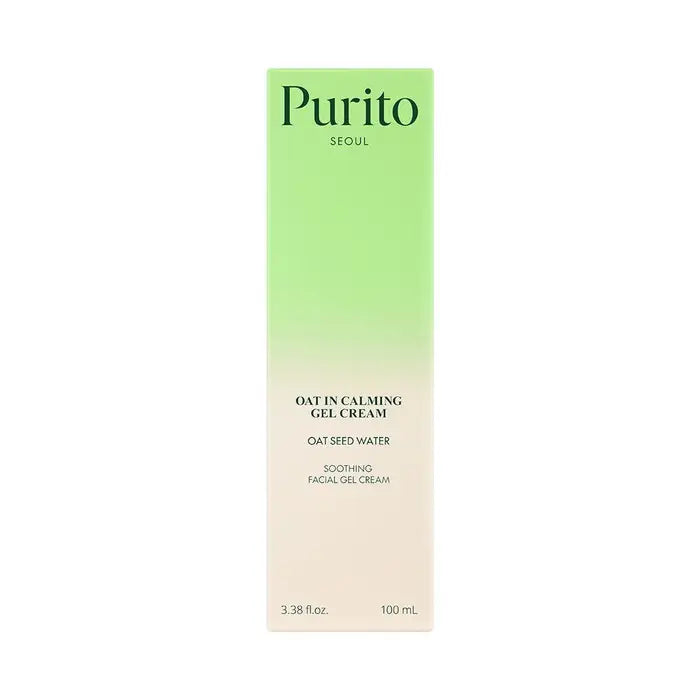 Purito Seoul Oat-In Calming Gel Cream Korean skincare for all skin types ages lightweight moisturizer K Beauty World