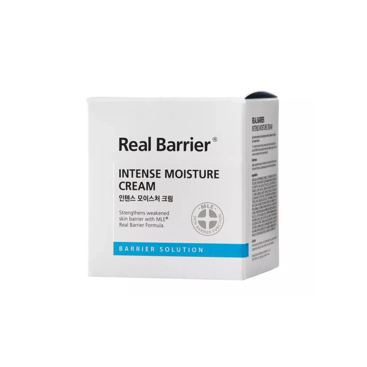 Real Barrier Intense Moisture Cream best facial moisturizer for dry cold winter Korean skin care sensitive rough mature skin K Beauty World
