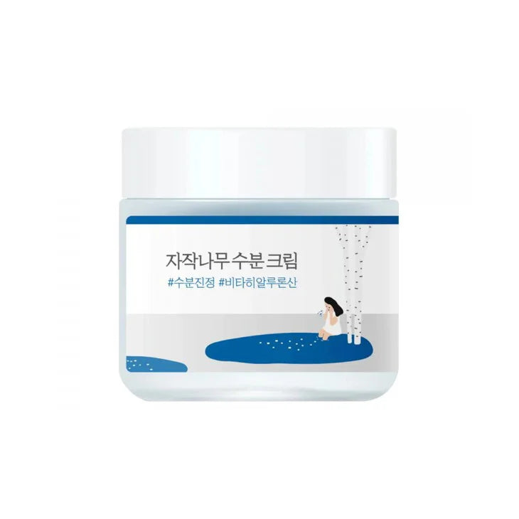 Round Lab Birch Juice Moisturizing Cream Korean skin care must-have for oily combination sensitive acne prone skin men women K Beauty World