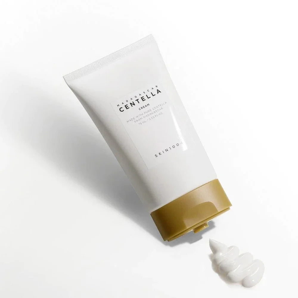 Skin1004 Madagascar Centella Cream lightweight low ph balancing soothing hydrating face cream vegan clean K Beauty World