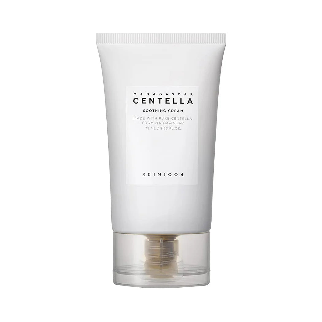 Skin1004 Madagascar Centella Soothing Cream best selling natural Korean facial moisturizer for all skin types gender sensitive skin acne prone skin safe K Beauty World