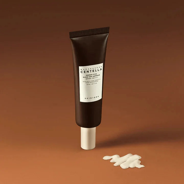 Skin1004 Madagascar Centella Probio-Cica Glow Sun Ampoule SPF50+ PA++++ Korean cosmetics anti-aging K Beauty World