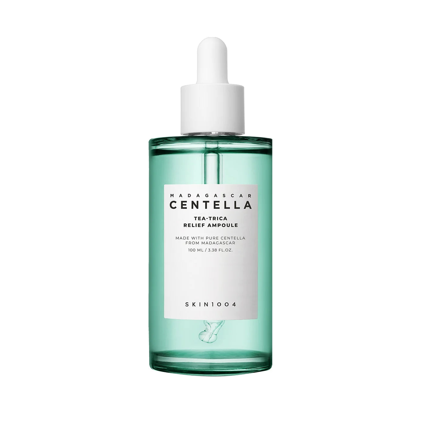 Skin1004 Madagascar Centella Tea-Trica Relief Ampoule anti-acne soothing spot treatment Korean skin care K Beauty World