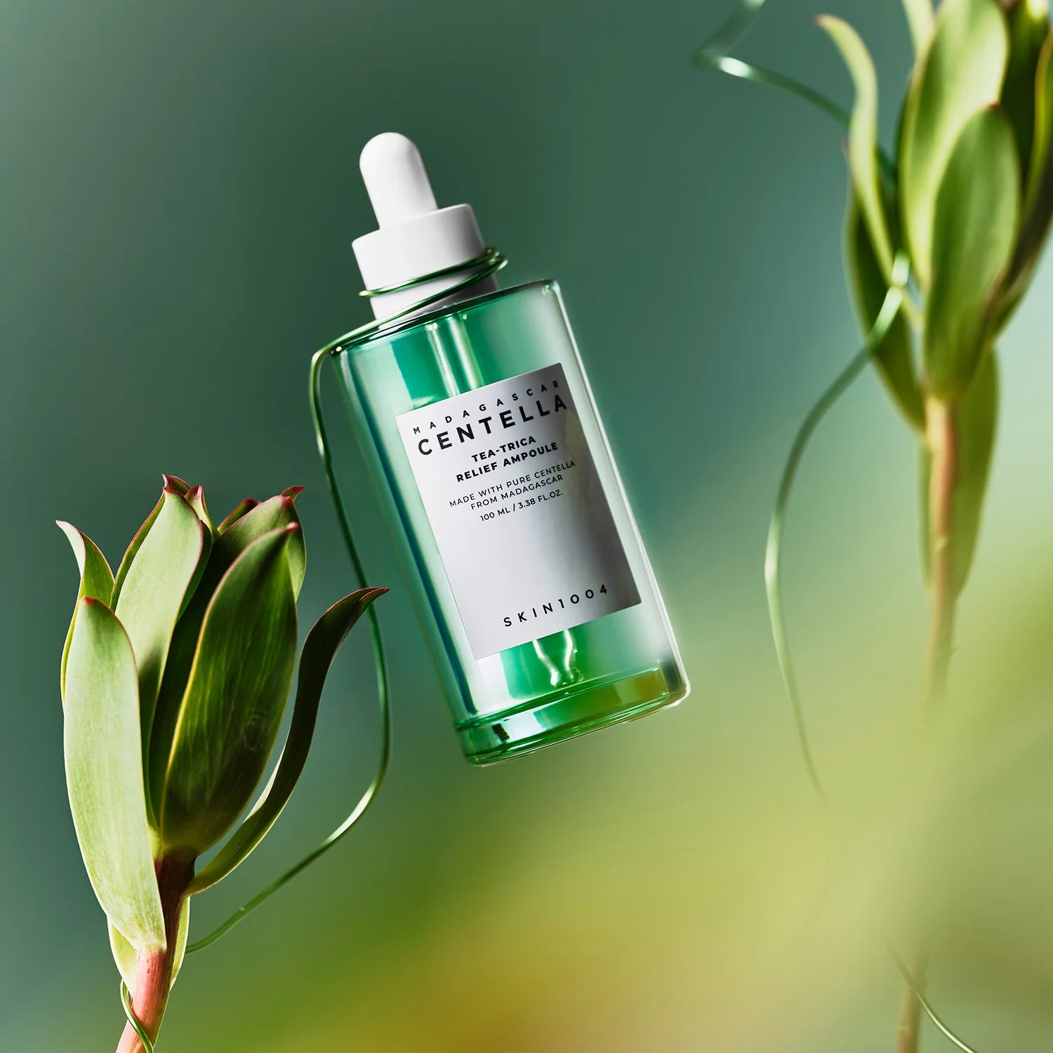 Skin1004 Madagascar Centella Tea-Trica Relief Ampoule lightweight soothing serum from South Korea K Beauty World