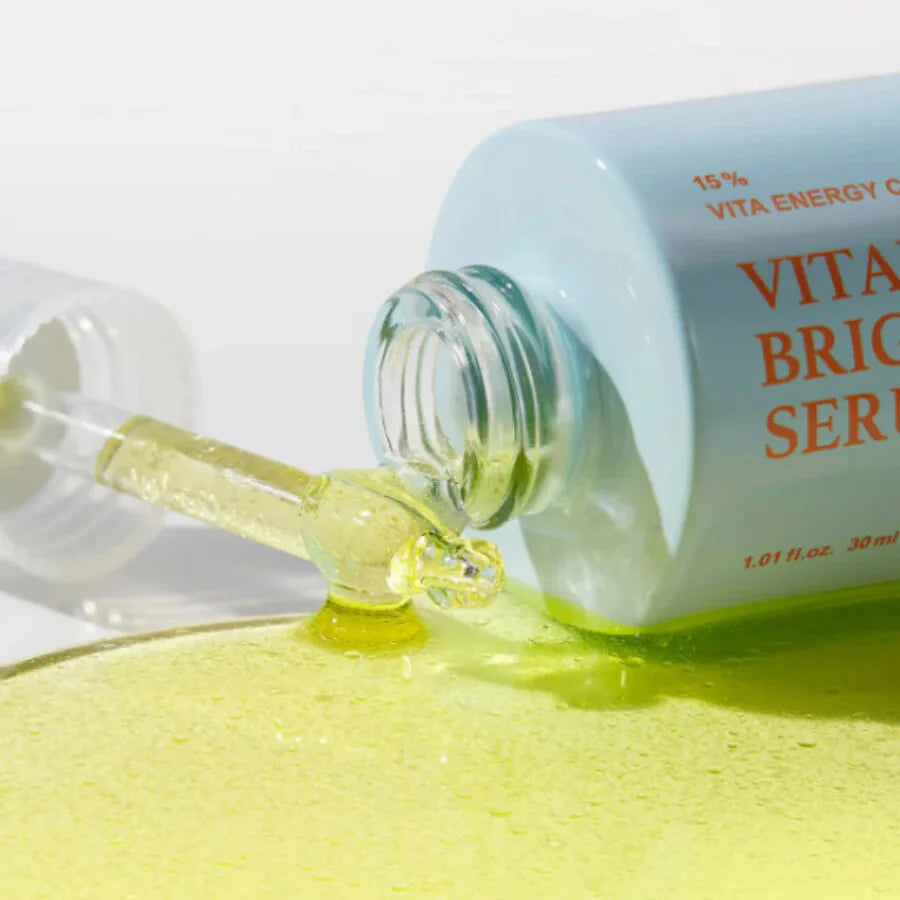 Skin&Lab Vitamin C Brightening Serum niacinamide repair moisture barrier collagen booster hydrating anti-aging rejuvenating Korean skincare for youthful skin K Beauty World